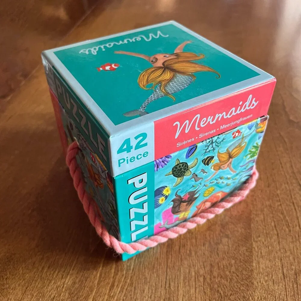 Mudpuppy horses and mermaids cube puzzles